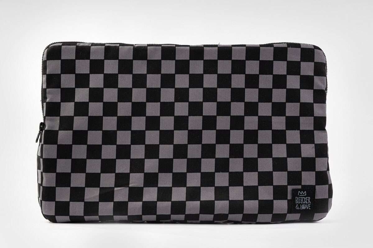 Checkers Grey Laptop Case - Bleeker&Love - Bachdi Lifestyle StoreBachdi